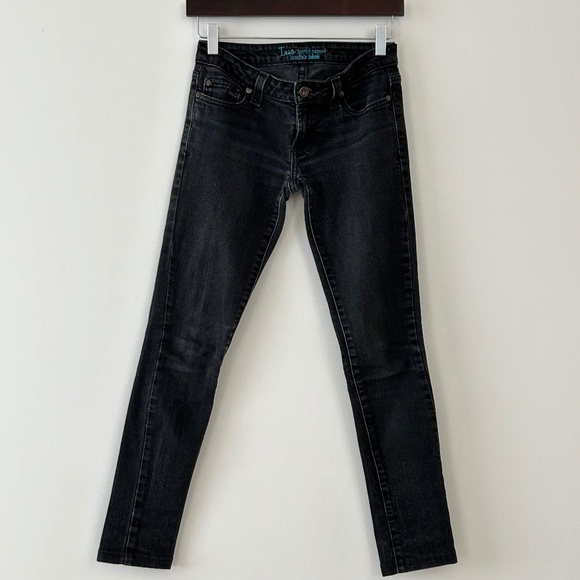 Anchor Blue Iris Black Super Skinny Jeans Size 1 - Picture 1 of 16